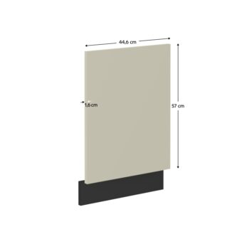 Dvierka na umývačku Araka ZM 57x44,6 cm v elegantnom farebnom prevedení kašmír a čierna sú ideálnym riešením pre moderné interiéry. Tieto dvierka od značky KONDELA sú vyrobené z kvalitného aglomerovaného materiálu, konkrétne laminovanej DTD, čo zaručuje ich dlhú životnosť a odolnosť voči…