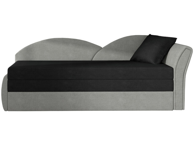 ARCO-P-POHOVKA-CIERNA-SORO-100-SVETLOSIVA-SORO-83-NABBI-2 NABBI Arco P rozkladacia pohovka čierna / svetlosivá – Obrázok 1