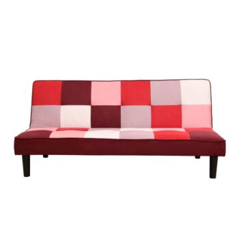 Veselá rozkladacia pohovka ARLEKIN rozveselí aj Váš domov! Má estetickú i praktickú funkciu. Jej praktickosť spočíva v tom, že z rozmerov (ŠxHxV): 180x93x80 cm ľahko vyčarujete lôžko na spanie s rozmermi 112x180 cm. Geometrický vzor štvorcov v rôznych odtieňoch červenej v kombinácii s bielou pôsobí…