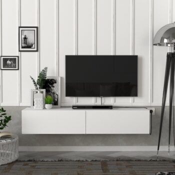 Moderný a štýlový TV stolík ARTIS vás oslový svojim minimalistickým dizajnom a priaznivou cenou. Je ideálny do moderne zariadených priestorov a vďaka závesnému systému pôsobí vzdušne a štýlovo. TV skrinka poskytuje dostatok úložného priestoru vo forme výklopných skriniek.Farebné prevedenie: biela matnáMateriál: kvalitné 18 mm LTD hranené PVC páskouRozmery TV stolíka: (š/v/h) 135 x 25 x 31,6 cm Dodávame v demonte.