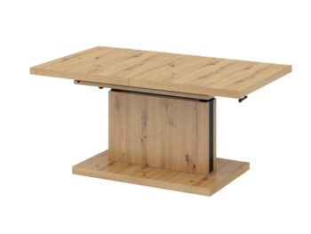 Rozkladací konferenčný stolík Arton 120/200 v prevedení dub artisan je ideálnym riešením pre moderné interiéry, kde sa kladie dôraz na funkčnosť a estetiku. Tento stolík od značky KONDELA ponúka flexibilitu vďaka možnosti rozloženia z pôvodných 120 cm až na 200…