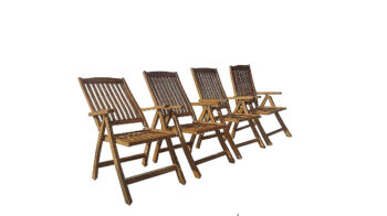 ASKO Záhradné polohovateľné kreslo RIVIERA (teak)