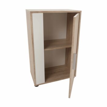 Obývacia stena Asole New v elegantnom farebnom prevedení dub sonoma a biela je ideálnym riešením pre moderné interiéry. Táto štýlová zostava od značky KONDELA ponúka praktické úložné priestory a estetický vzhľad, ktorý zaujme každého návštevníka vašej obývačky.