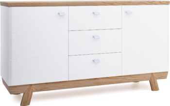 Obývačka s osvetlením znamenitej a exkluzívnej kolekcie Aspen v sebe ukrýva tieto skutočne unikátne komponenty: TV stolík (167,7x41x48,7 cm), komoda (167,7x41x48,7 cm), barová skrinka s osvetlením (112,4x41x139,3 cm) a polica (160x21,6x34 cm). Takto zloženú obývačku si môžete doplniť…