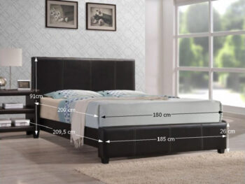 Predstavujeme vám manželskú posteľ s roštom Atalaya 180 v elegantnej tmavohnedej a čiernej farbe, ktorá sa stane dominantou vašej spálne. Táto moderná posteľ je navrhnutá pre dvoch dospelých a ponúka komfortný priestor na spanie s rozmermi 180 x 200 cm. Je vyrobená z kvalitných materiálov, ako…