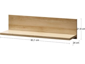 S kvalitným a moderným nábytkom Aurin vyskladáte pracovňu či študentskú izbu presne podľa Vašich predstáv. Policu AURIN SS-850 musíte mať aj vy! Jej rozmery sú (ŠxHxV): 83,1x24x21,8 cm. Farebné prevedenie pieskový artisan dodáva nábytku šmrnc. Na výrobu je použitá kvalitná DTD …