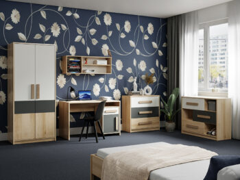 S kvalitným a moderným nábytkom Aurin vyskladáte pracovňu či študentskú izbu presne podľa Vašich predstáv. Policu AURIN SS-850 musíte mať aj vy! Jej rozmery sú (ŠxHxV): 83,1x24x21,8 cm. Farebné prevedenie pieskový artisan dodáva nábytku šmrnc. Na výrobu je použitá kvalitná DTD …