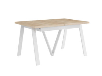 Rozkladací jedálenský stôl Aveny 140/290 v elegantnom prevedení dub sonoma a biela je ideálnym riešením pre moderné interiéry. Tento stôl, značky KONDELA, ponúka praktickú rozkladaciu funkciu, ktorá umožňuje jeho šírku zväčšiť z pôvodných 140 cm až na úctyhodných 290 cm. Vďaka…