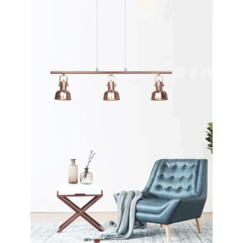 KONDELA Avier Typ 4 visiaca lampa ružové zlato - Image 10