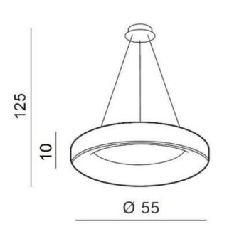 AZzardo AZ2727 závesný LED luster