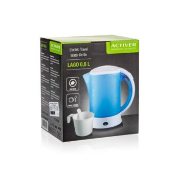 Activer Cestovná rýchlovarná kanvica Lago 0,6 l, modrá