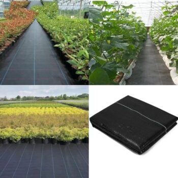 Agrotextília čierna 90g/m 1,1x100m + 100 kolíkov