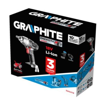 Aku rázový uťahovák bez batérie 58G018 GRAPHITE
