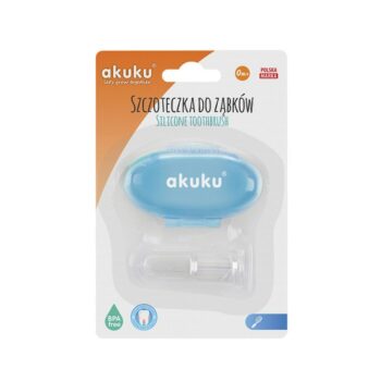 Akuku Prvá zubná kefka s puzdrom