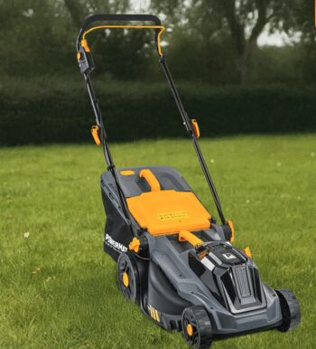 Akumulátorová kosačka s 32 cm nožom a 30 l košom PM-KSA-20M + dve batérie