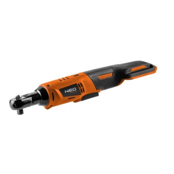 Akumulátorová račňa Energy+ 18V, Li-lon, 3/8 palcov, bez batérie, 1/2 palcový adaptér 04-603 NEO