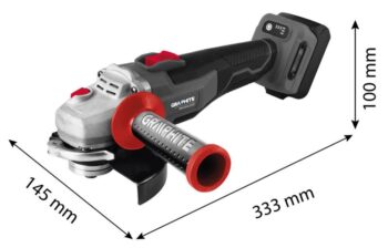 Akumulátorová uhlová brúska 125 mm s reguláciou otáčok - bezuhlíková