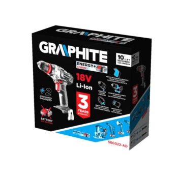 Akumulátorový skrutkovač Energy 58G022-AD GRAPHITE