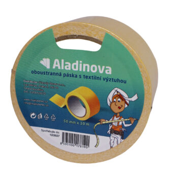 Aladin Obojstranná lepiaca kobercová páska 10m - Balenie: Šírka 5 cm, návin 10 metrov