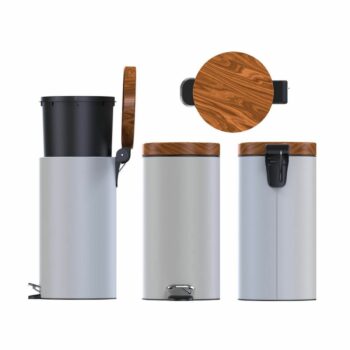 Alda Pedálový odpadkový kôš Sherwood Freedom Fresh 30 l, biela, 30 l