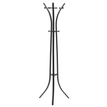 Aldotrade Stojan na vešáky HEMDE 184 cm, čierna