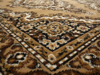 Alfa Carpets, Kusový koberec TEHERAN T-102 beige, 190x280, béžová, chodba / predsieň