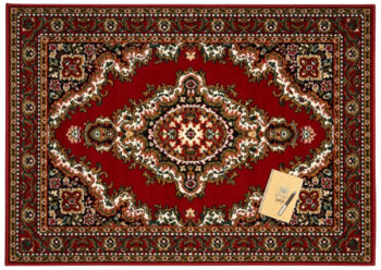 Alfa Carpets, Kusový koberec TEHERAN T-102 red, 160x230, červená, chodba / predsieň