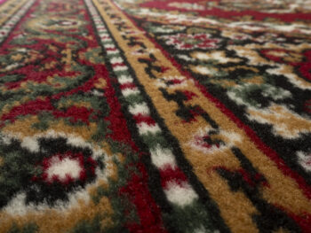 Alfa Carpets, Kusový koberec TEHERAN T-102 red, 80x150, červená, chodba / predsieň