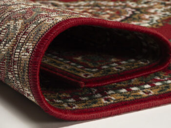 Alfa Carpets, Kusový koberec TEHERAN T-102 red, 80x150, červená, chodba / predsieň