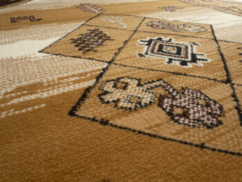 Alfa Carpets, Kusový koberec TEHERAN T-375 beige, 80x150, béžová, chodba / predsieň