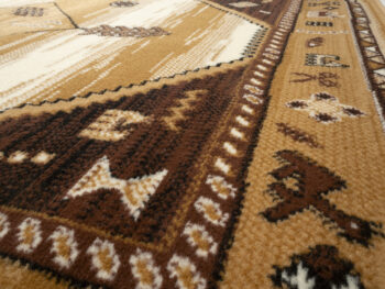 Alfa Carpets, Kusový koberec TEHERAN T-375 beige, 80x150, béžová, chodba / predsieň