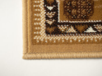 Alfa Carpets, Kusový koberec TEHERAN T-375 beige, 80x150, béžová, chodba / predsieň