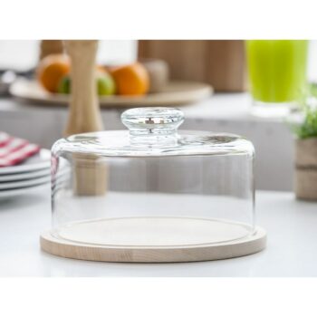 Altom Podnos drevený s poklopom Cheese, 28 cm