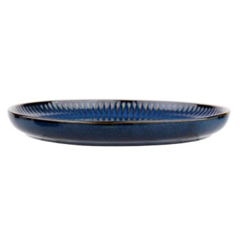 Altom Porcelánový dezertný tanier Reactive Stripes modrá, 20,5 cm