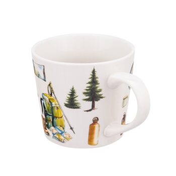 Altom Porcelánový hrnček Cestovateľ v darčekovom balení, 400 ml