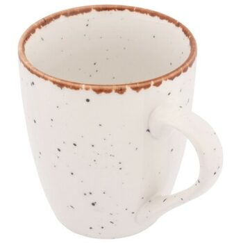 Altom Porcelánový hrnček Reactive Ivory, 380 ml
