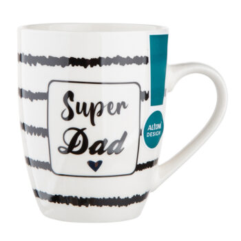 Altom Porcelánový hrnček Super dad, 300 ml