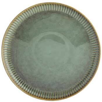 Altom Porcelánový mělký tanier Reactive Sage, 26cm