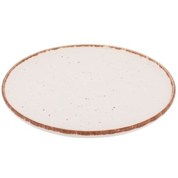 Altom Porcelánový plytký tanier Reactive Ivory, 26,5 cm