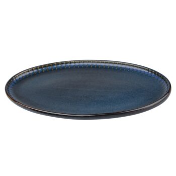 Altom Porcelánový plytký tanier Reactive Stripes modrá, 26 cm