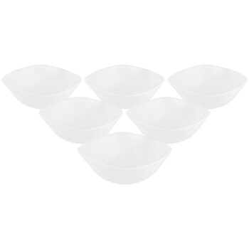Altom Sada misiek z opálového skla White harmony 12,5 cm, 6 ks