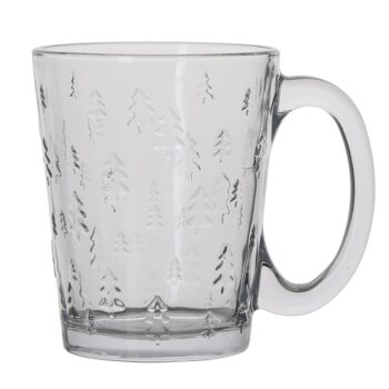 Altom Sada sklenených hrnčekov Choinka 300 ml, 6 ks