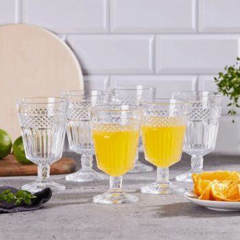 Altom Sada sklenic na nožce Greta 330 ml, 6 ks