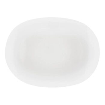 Altom Servírovací tanier z opálového skla White harmony 23 x 16 cm