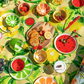 Altom Súprava  keramických jumbo hrnčekov Tropicana melón 470 ml, 2 ks