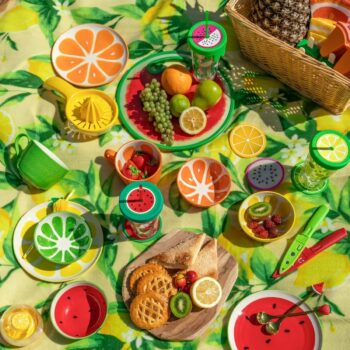 Altom Súprava keramických misek Tropicana pomeranč 12,5 cm, 2 ks