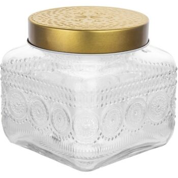 Altom Súprava sklenených dóz so zlatým vekom Daisy 1,3 l, 4 ks, 1,3 l