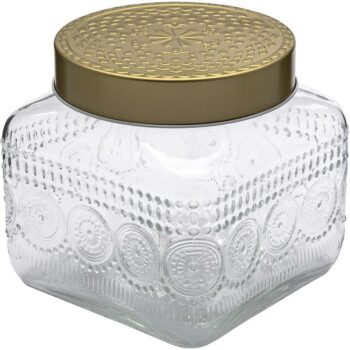Altom Súprava sklenených dóz so zlatým vekom Daisy 1,3 l, 4 ks, 1,3 l