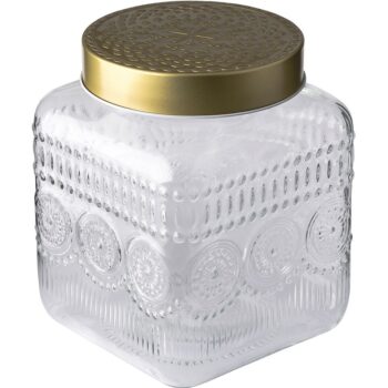 Altom Súprava sklenených dóz so zlatým vekom Daisy 1,8 l, 4 ks, 1,8 l
