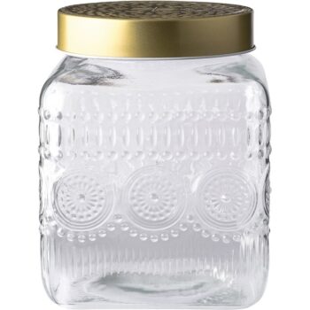 Altom Súprava sklenených dóz so zlatým vekom Daisy 1,8 l, 4 ks, 1,8 l